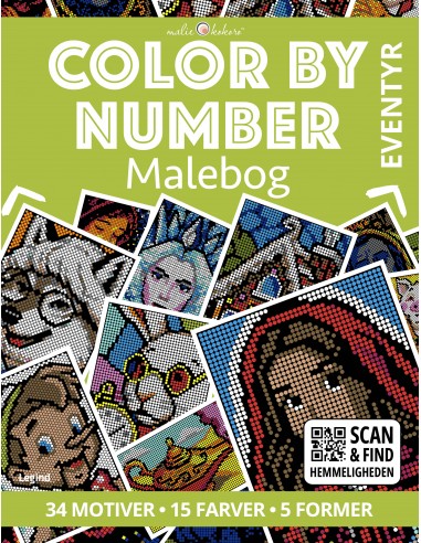 Malebog: Color by number - Eventyr