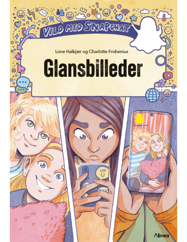 Vild med Snapchat, Glansbilleder, Rød...