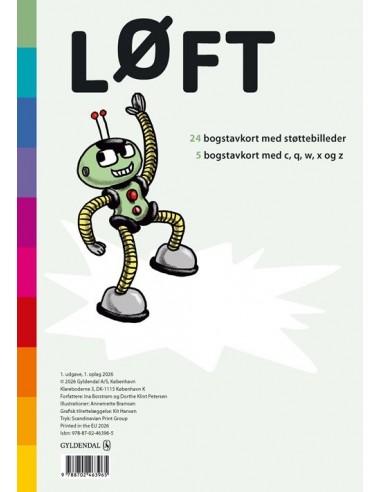 LØFT. Bogstavkort med støttebillede