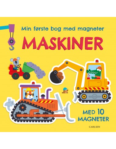 Min første bog med magneter: maskiner