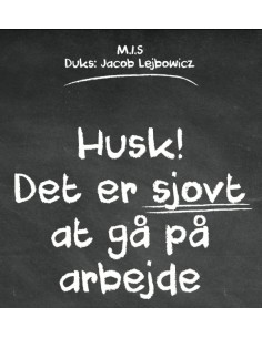 Husk! Det er sjovt at gå på...