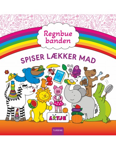 Regnbuebanden spiser lækker mad