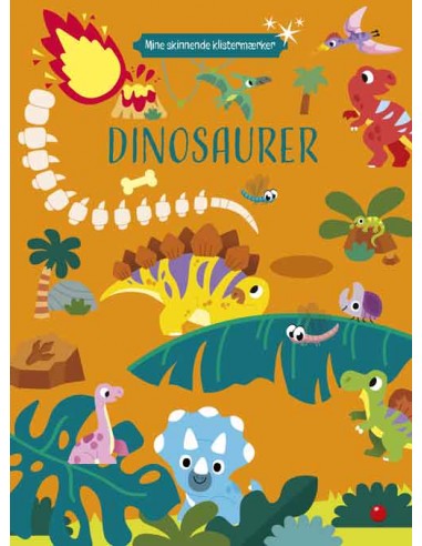 Mine skinnende klistermærker: Dinosaurer