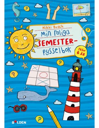 Min roliga semester-pysselbok från 6 år