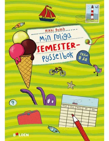 Min roliga semester-pysselbok från 8 år