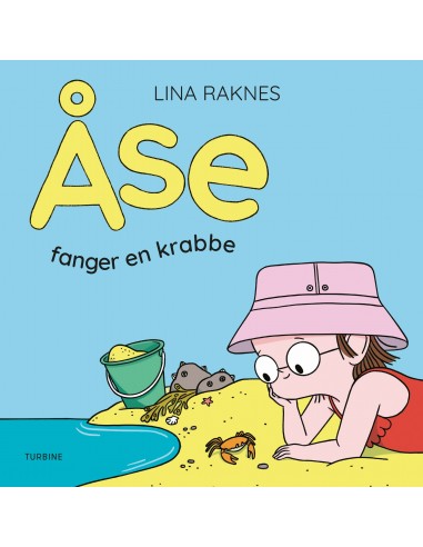 Åse fanger en krabbe