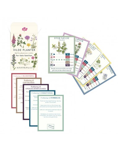 Vilde planter - Spillekort –...