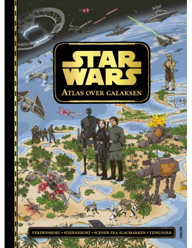 Star Wars atlas over galaksen