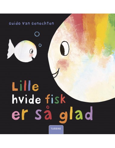 Lille hvide fisk er så glad