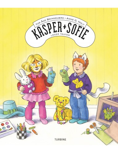 Kasper og Sofie leger teater