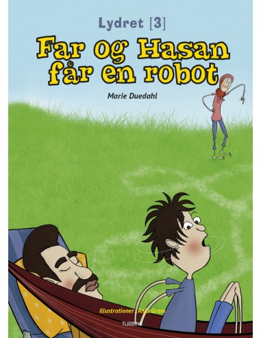 Far og Hasan får en robot