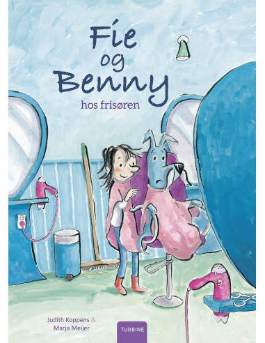 Fie og Benny hos frisøren