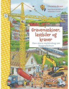 Gravemaskiner, lastbiler og...