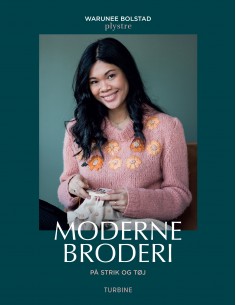Moderne broderi på strik og...