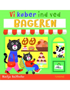 Vi køber ind ved bageren