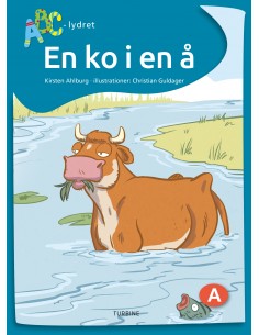 En ko i en å