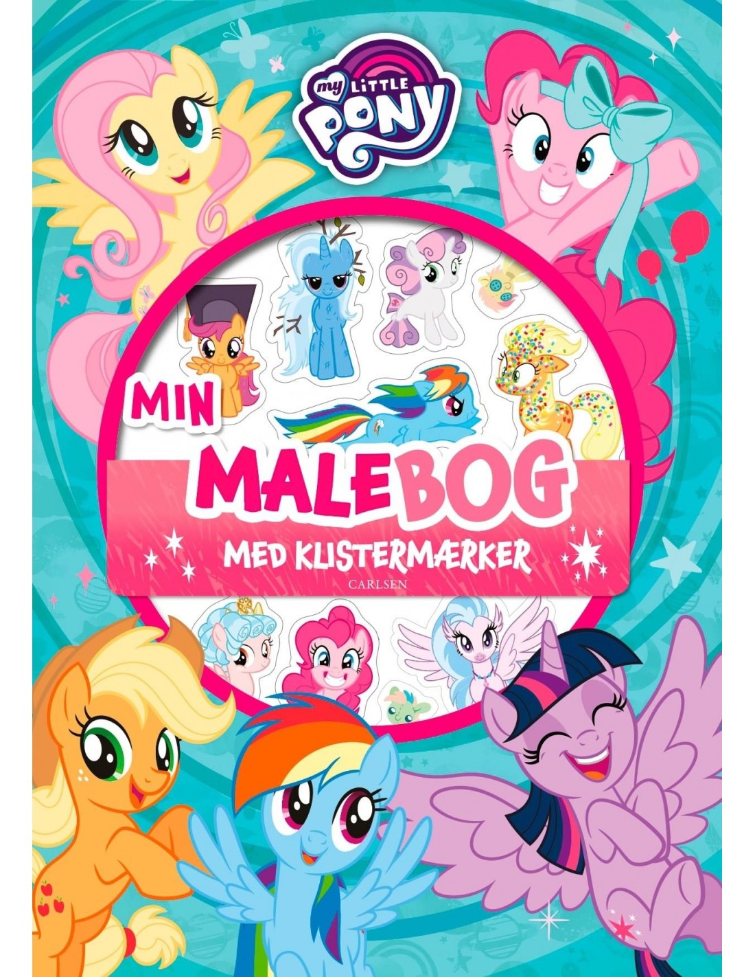 My Little Pony: Malebog Med Klistermærker (kolli 6) - ISBN ...