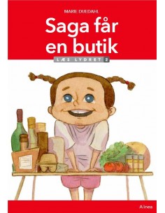 Saga får en butik, Læs...