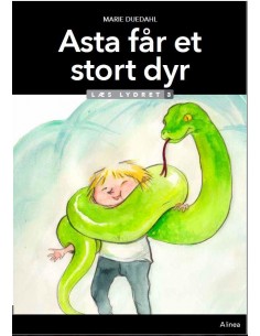 Asta får et stort dyr, Læs...