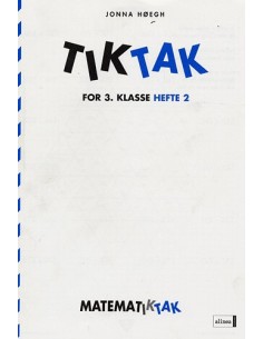 Matematik-Tak 3.kl. Tik-Tak 2