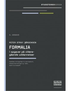 Formalia i opgaver på...
