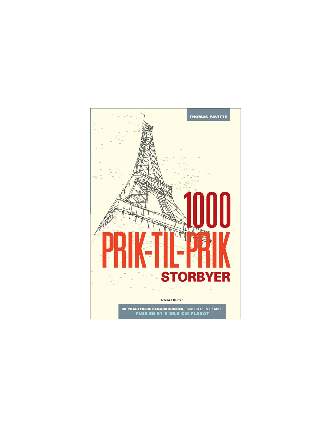 1000 Prik-til-prik - Storbyer - ISBN 9788778423542 Skrevet Af Thomas ...