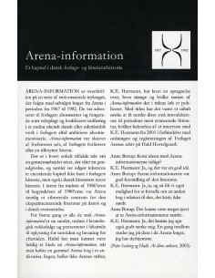 Arena-information 1967-1982