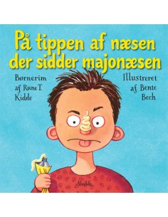 På tippen af næsen, der...