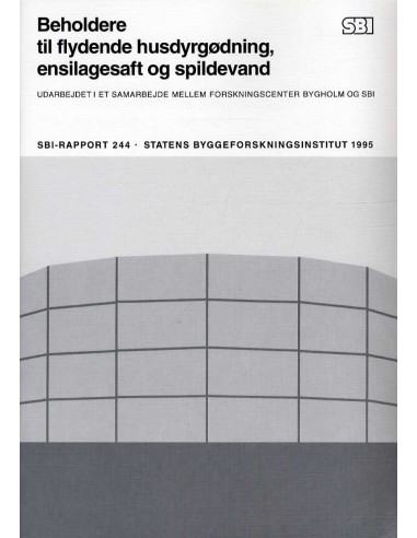 Beholdere til flydende husdyrgødning,...