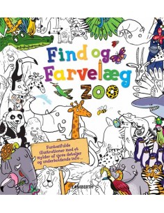 Find og farvelæg dyrene i zoo