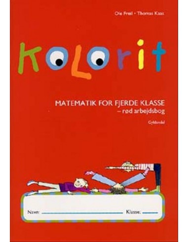 Kolorit 4. klasse, rød arbejdsbog