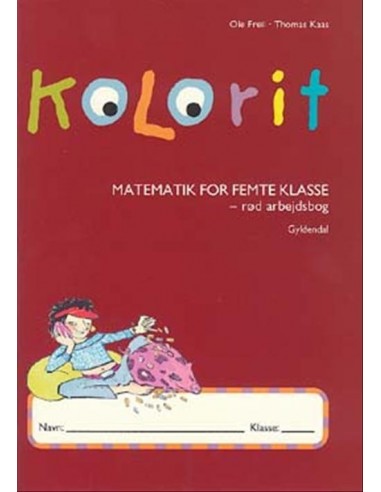 Kolorit 5. klasse, rød arbejdsbog