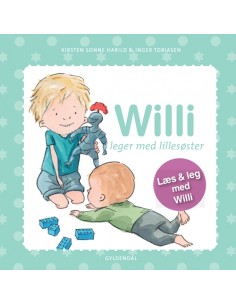 Willi leger med lillesøster