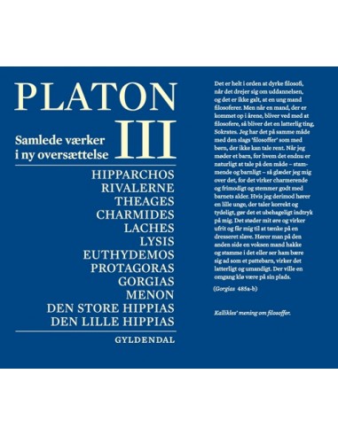 Platon. Bind 3