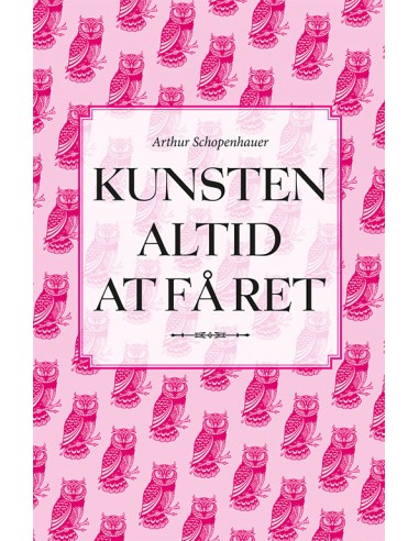 Kunsten altid at få ret