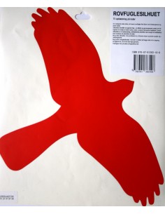 Rovfuglesilhuet (rød)