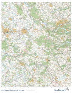 Trap Danmark: Kort over...