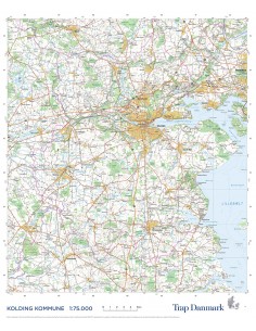 Trap Danmark: Kort over...