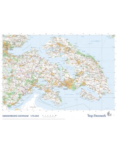 Trap Danmark: Kort over...