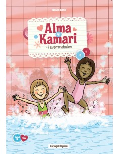 Alma og Kamari i svømmehallen