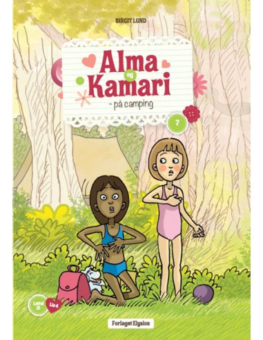 Alma og Kamari på camping