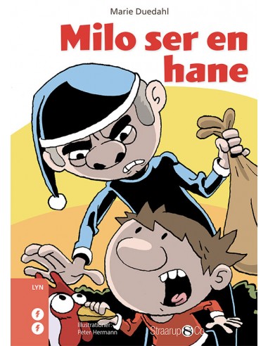 Milo ser en hane
