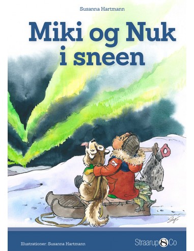 Miki og Nuk i sneen