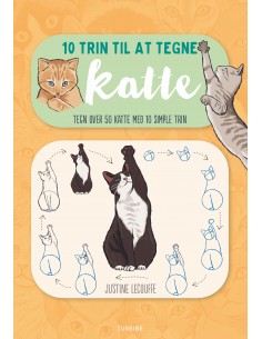 10 trin til at tegne katte