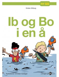 Ib og Bo i en å