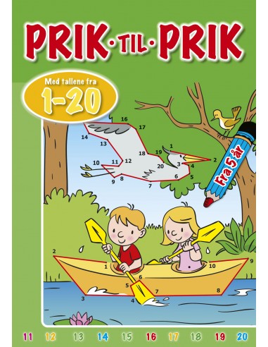Prik til prik med tallene fra 1-20...