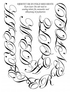 Hjertet er en fold med heste