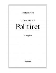 Uddrag af politiret