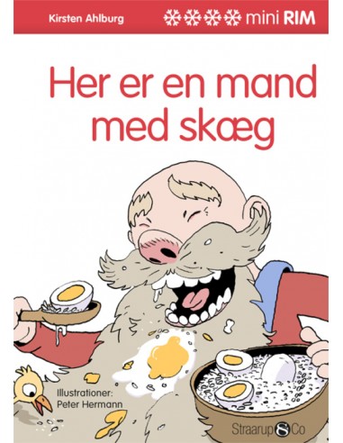 Her er en mand med skæg