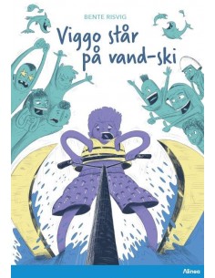 Viggo står på vandski, Blå...